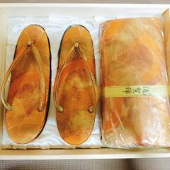 佐賀錦の草履とバック