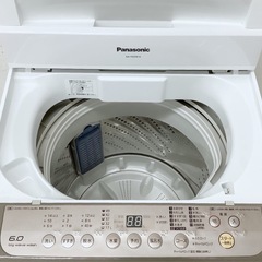 (送料無料) 2021年 極美品 6kg 洗濯機 槽カビ予防コース からみほぐし PANASONIC の画像