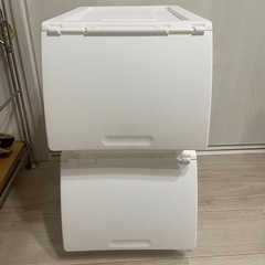[予約中]
ニトリ　収納ケース(2点)　の画像
