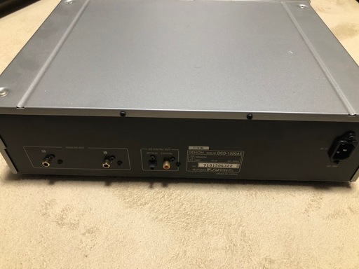 DENON製CDプレーヤー　DCD-1500AE