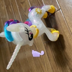 ユニコーンの光る人形の画像