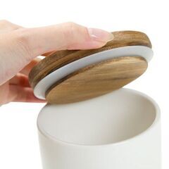 ニトリ 磁器キャニスター350ml（SUGAR & SALT）の画像