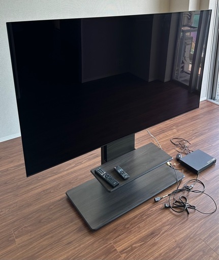 美品！ソニー 有機ELテレビ 2017年製 KJ-65A1 テレビ台付き BRAVIA SONY