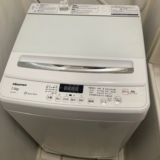 7.5kg 洗濯機