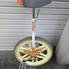 一輪車　ブリヂストン　18インチ　オレンジの画像