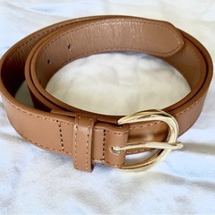 【０円】ベルト 茶色