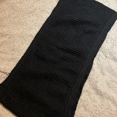 黒ニットスヌード