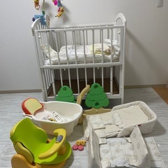 ベビー寝具、お風呂　７点セット
