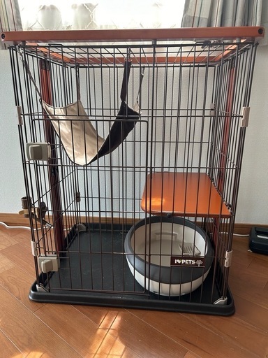小型犬、猫用ケージ