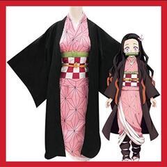 【竈門 禰󠄀豆子】 コスプレ 衣装セット 鬼滅の刃 ハロウィン ...
