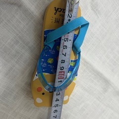 [未使用]15cmウォーターシューズとビーチサンダルの画像