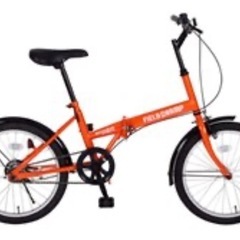 【未開封/未使用品】折畳自転車（FIELD CHANP FDB20/MG-FCP20/オレンジ） の画像