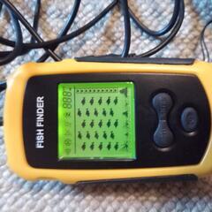 ポータブル魚群探知機（ジャンク品）の画像