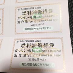 ＪＡあおば優待券の画像