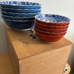 【未使用】万葉親子鉢　セットの画像