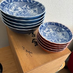 【未使用】万葉親子鉢　セット