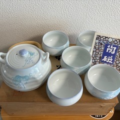 【未使用】有田焼　土瓶茶器　一珍の画像