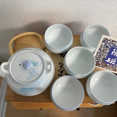 【未使用】有田焼　土瓶茶器　一珍の画像