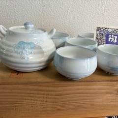 【未使用】有田焼　土瓶茶器　一珍の画像