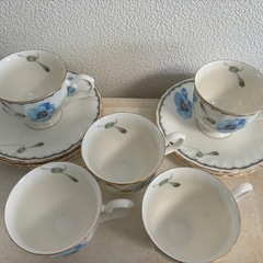  【未使用】　Cup & Saucer PRODUCED BY HOYAの画像