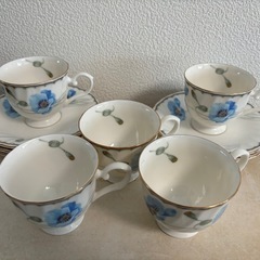  【未使用】　Cup & Saucer PRODUCED BY HOYAの画像