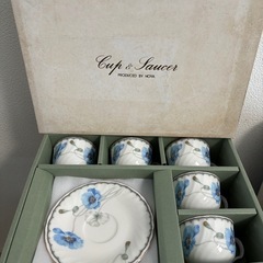  【未使用】　Cup & Saucer PRODUCED BY HOYAの画像