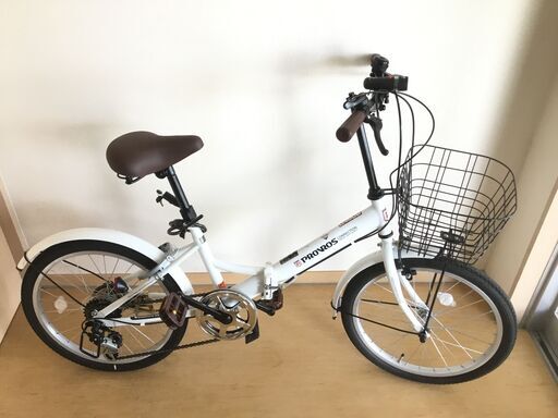 🐱【超美品】PROVROS(プロブロス) P-206 折りたたみ自転車 20インチ