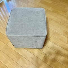 布製スツール（グレー）【取引予定者決定しました】