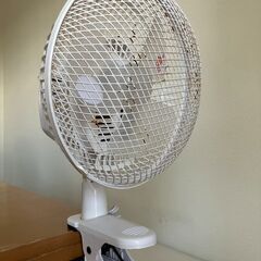 【訳あり無料】クリップ扇風機・洗面所用に