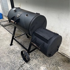 US🇺🇸 オクラホマジョーズ OKLAHOMA JOE'S アメリカンスモークバーベキュー BBQ コンロ 燻製器 キャンプ ガーデンバーベキュー スモーカー テキサススタイル🍉プロフ必読の画像