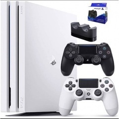 PlayStation 4 pro 1 TB ホワイトの画像