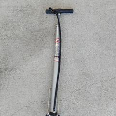 自転車空気入れ！シルバー!