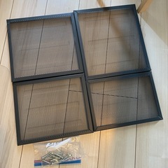IKEA　LERBERG レールベリ シェルフユニット, ダークグレー, 35x148 cmの画像