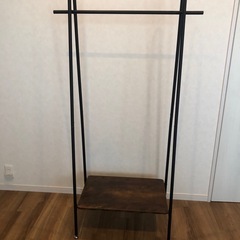 ニトリ　スチールハンガーラックの画像