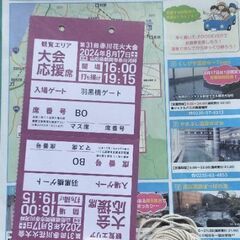 山形県鶴岡赤川花火ボランティアチケット
