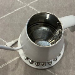 De'Longhi (デロンギ) 電気カフェケトル アイコナ KBOE1230J-W 温度調整機能付き ステンレス ハンドドリップ 1.0L ワンプッシュ5段階温度設定 20分保温機能 正確な注ぎ心地 見やすい水量計 の画像