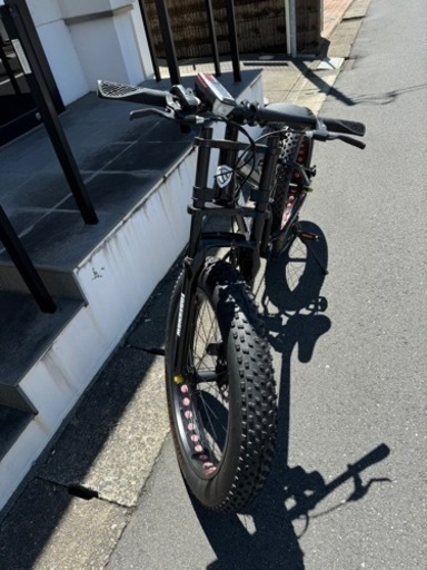 【9/30迄値下げ中】自転車　マウンテンバイク　ほぼ新品