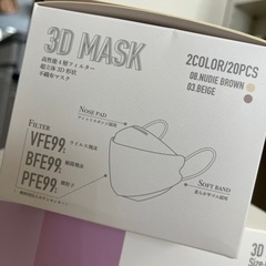 マスク　不織布マスク　立体マスクの画像