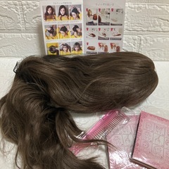 新品　フルウィッグ 巻髪 ブラウン 茶色