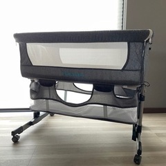 【美品】Bella baby ベビーベッド　サイドベッド添い寝高さ調整の画像