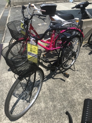 LOOPS 26インチ自転車　黒