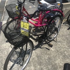 LOOPS 26インチ自転車　黒