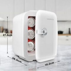 新品未使用　CROWNFUL  ミニ冷蔵庫4Lの画像