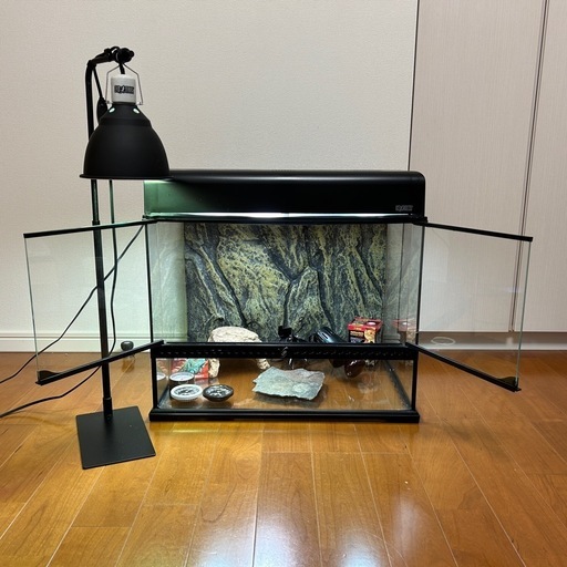 【値下げ】GEX グラステラリウム6045/コンパクトトップ60/ライトドーム&ライトスタンド他