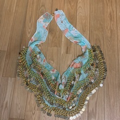 コインヒップスカーフ（ベリーダンスなどに）