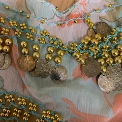 コインヒップスカーフ（ベリーダンスなどに）の画像