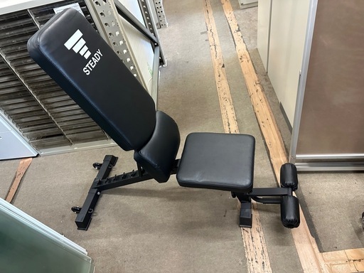 steady バーベルにもダンベルにも　重り39kg ベンチセット
