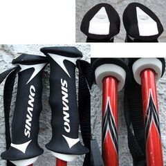 スキー ポール・ストック 110cm シナノ CX-Falcon レッド 2018-2019 12.7mm　SINANO CX-ファルコン　☆ PayPay(ペイペイ)決済可能 ☆ 札幌市 豊平区 平岸 平岸店の画像