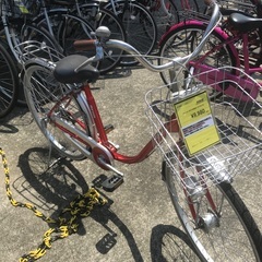 cherish 26インチ自転車 赤