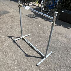 リサイクルショップどりーむ天保山店　No14158　ハンガーラック　衣類収納　高さ調整、幅調整可能の画像